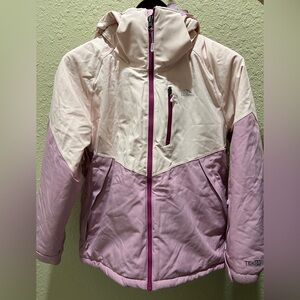 LIKE NEW - L.L. Bean Kids Pink Waterproof/Fleece Jacket